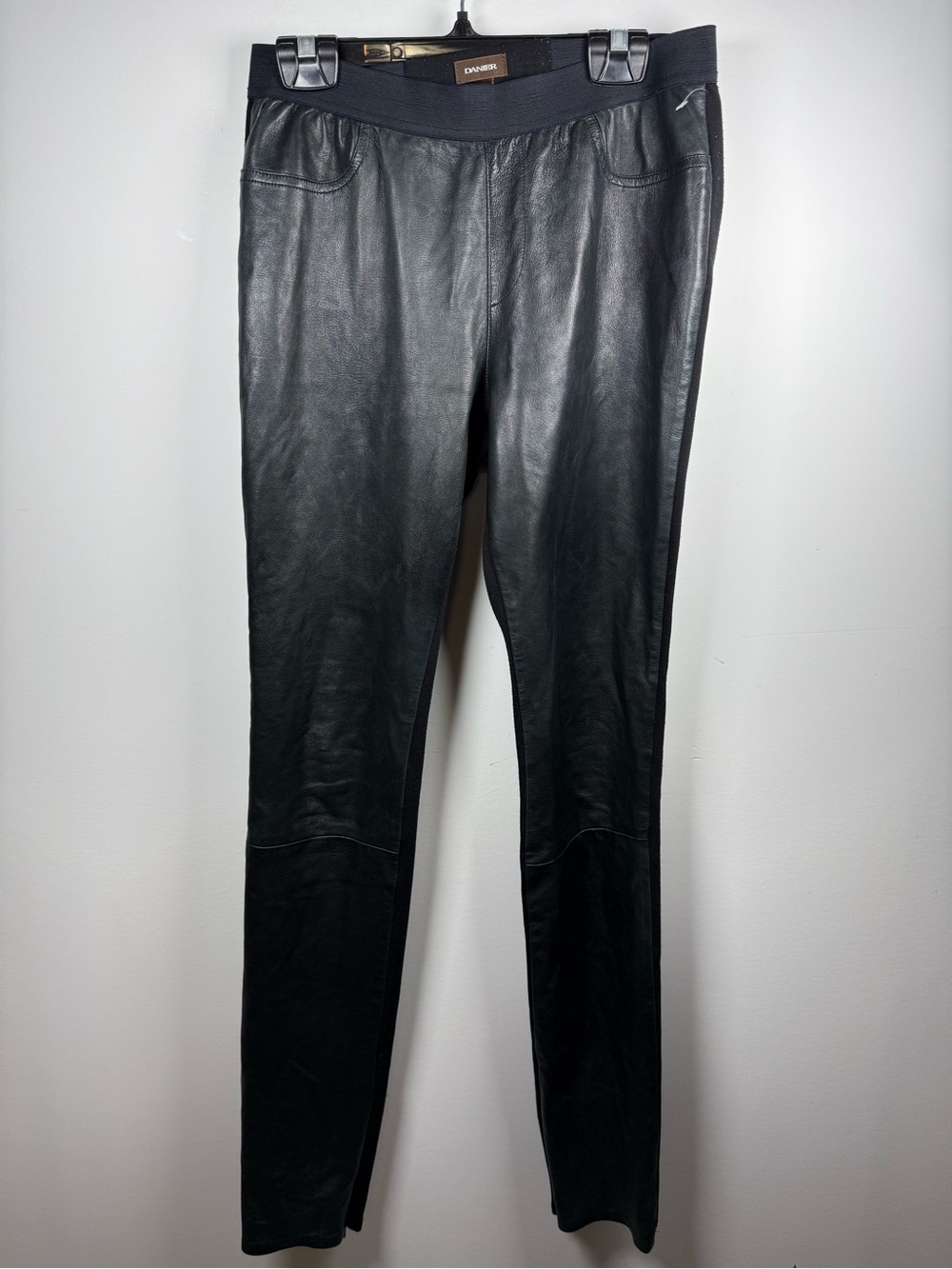 DANIER | Leather Front Leggings Size 6